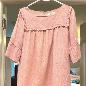 Loft pink top size medium.